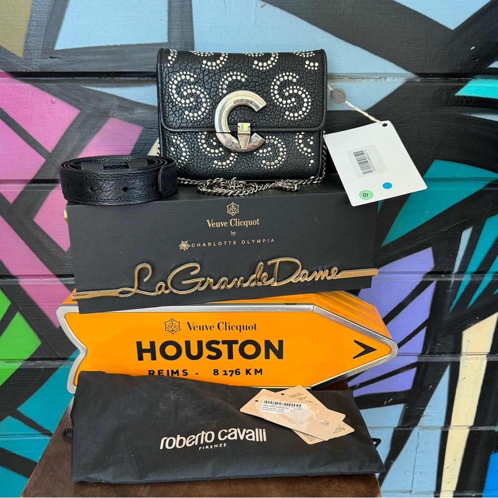 NWT Roberto Cavalli Crossbody/ Belt bag. Retails $1620!